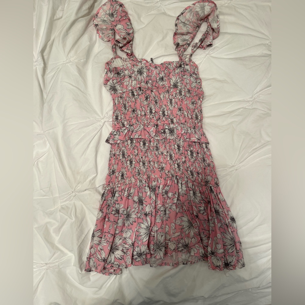 skyler + Madison pink floral dress